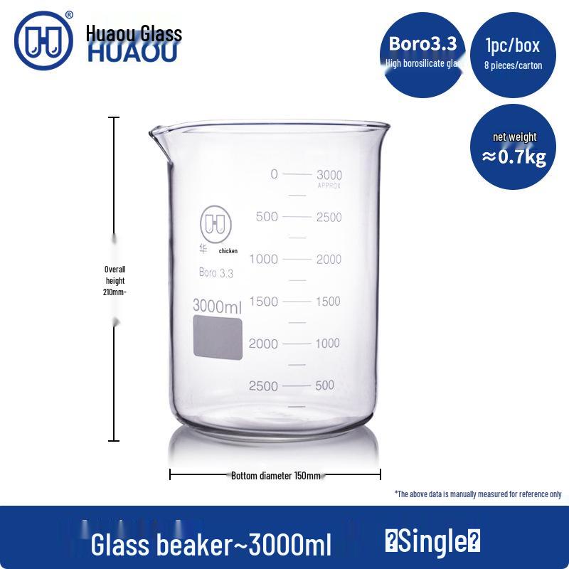 Shu Niu Glass Low-Form Beaker Set (25-1000ml)
