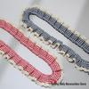 Pleated Grid Lace Trim Cuffs Hem Doll Clothes Ita Bag Frame DIY Kit