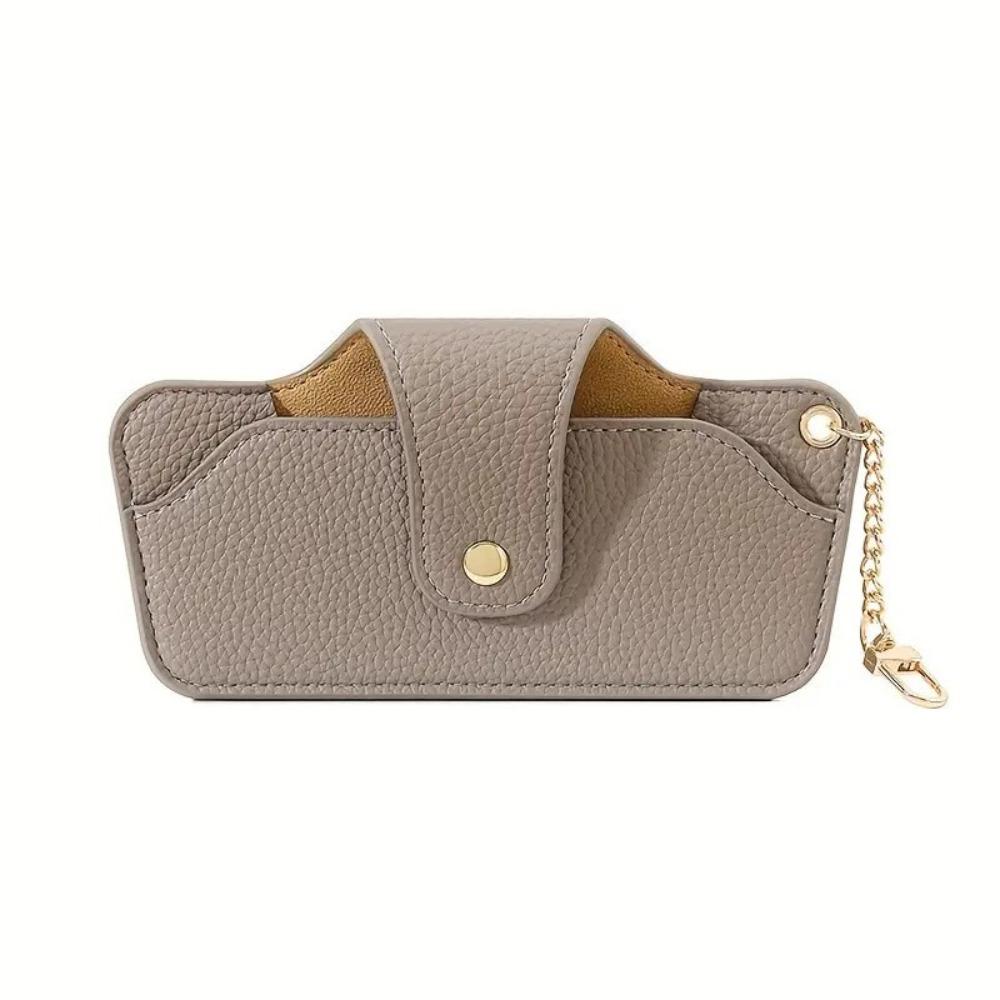 with Bag Pendant Leather Glasses Case PU Eyewear Protector Reading Glasses Storage Bag  Sun Glasses