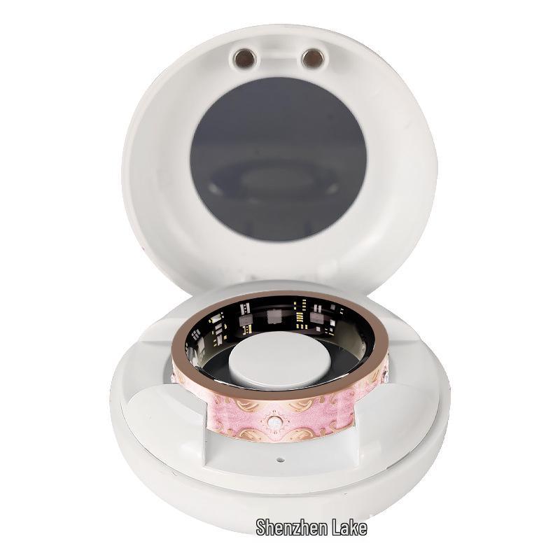 Wasserdichter Bluetooth Smart Ring: Herzfrequenz, Blutsauerstoff, Schlafüberwachung, Emaille-Farbe, Sport-Schrittzähler, Partner-Stil