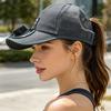 Baseball Cap Breathable Mesh Sun Hat with USB Charging Solar Power Detachable Safe Fan Cover Adjustable Summer Cooling Hat