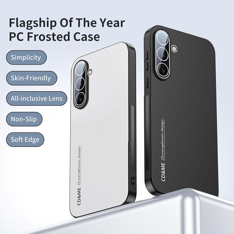 Luxus AG Matt Hülle Für Samsung Galaxy A06 A16 A26 A36 A56 Magnetisch PC Mattiert 360 Grad Halterung Ständer Schutzhülle