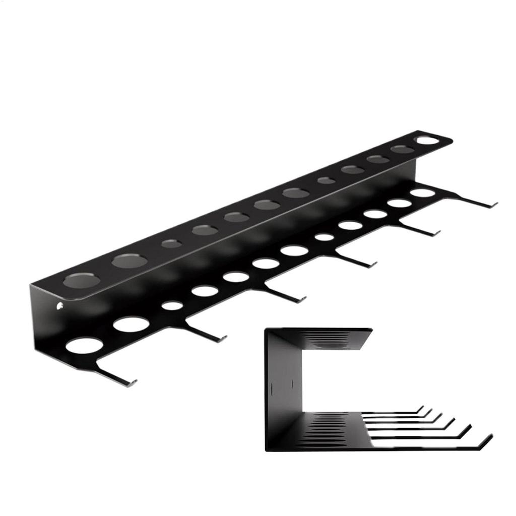 40x8.5x4.5cm Anti Slip Detailing Tool Hanger, Space Saving Car Wash Brush Storage Rack with Hooks, Organizer for Garage Home