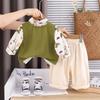 Kinder Freizeit Langarm Set, Bequeme Alltagsoutfits