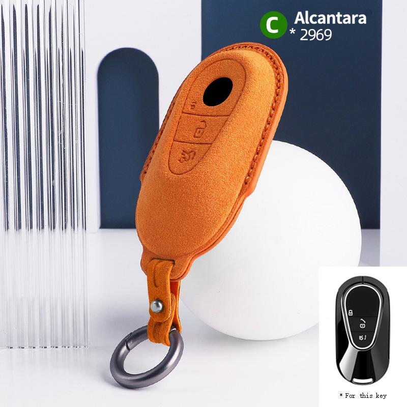 For Mercedes Benz Glc 300L Glc 260L C260L C20 Class Car Key Case Protectors Accessories Keychain Cover Shell 2020 2025 2025 2025