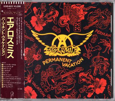 CD AEROSMITH - Permanent Vacation 32XD822 Geffen Records 1987 Japan Rock