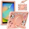 360 Rotating Stand Silicone Case IPad 10.2 2019-2021 Cute Bear Handheld Protective Cover