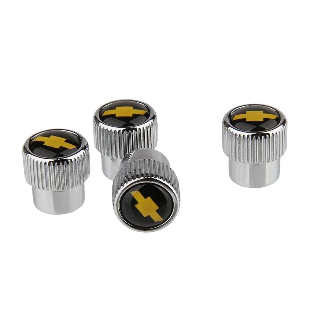 4PCS Car Tire Valve Caps Wheel Modified Covers for Chevrolet Orlando Captiva Trax Cruze Malibu Spark Lacetti Sail Silverado  YG1