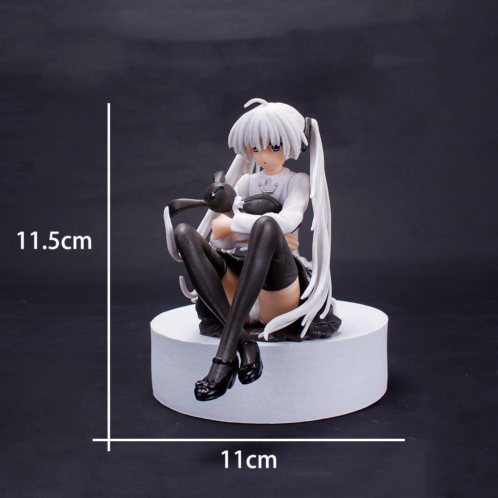 Anime Figure Cartoon Kawaiii Yosuga No Sora Kasugano Sora Sitting Position Action Figure Host Computer Chassis Decor Car Ornamen