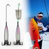 1PC Luminous Leatherjacket Fish Hook With Bait Cage Anti-Hanging Bottom Upside-Down Umbrella-Shaped Fishhook Fishing Gear