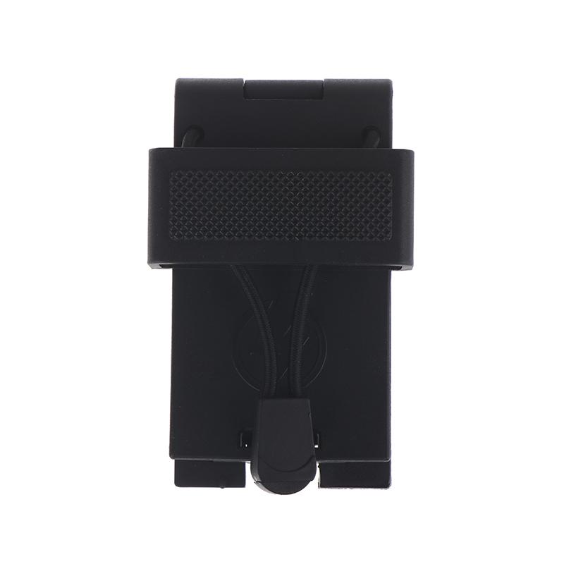 Radio Belt Clip Holder Radio Carry Holster Plastic Compact Secure Black Anti Slip For Law Enforcement Duty Belt