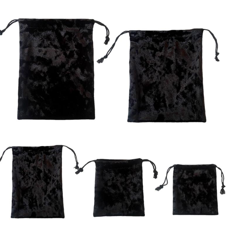 Velvets Tarot Drawstring Bag Jewelry Rune Pouches Organizers Dices Party Storage Bag for Tarot & Oracle Cards Easily Use