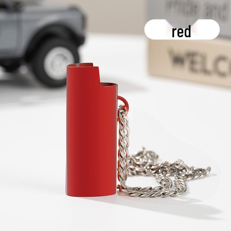 **J5 Bic Retro Mini Metal Lighter Set - Creative Fireworks Shell Design**