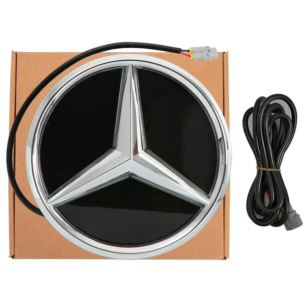 C200 E200 For Mercedes Benz Car Front Grill Emblem Star Badge 3D Mirror OE Style Flat Surface For Mercedes Benz W245 W204 X204 B