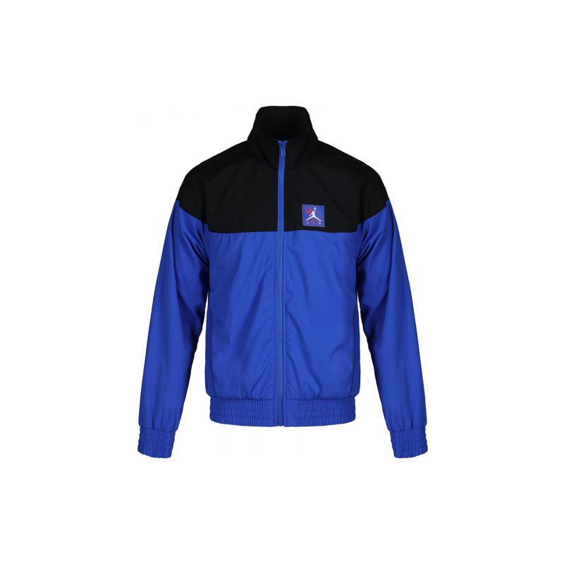 Jordan Jackets Men s Blue Black Stand Collar Moderate Other BQ0296-423 M