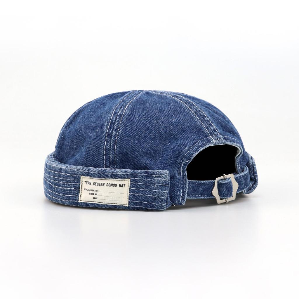 Unisex High Quality Hip Hop Melon Cap Bonnet Dad Caps Fashion Men Women Docker Cap Men Women Denim Warm Bucket Cap Brimless Hat