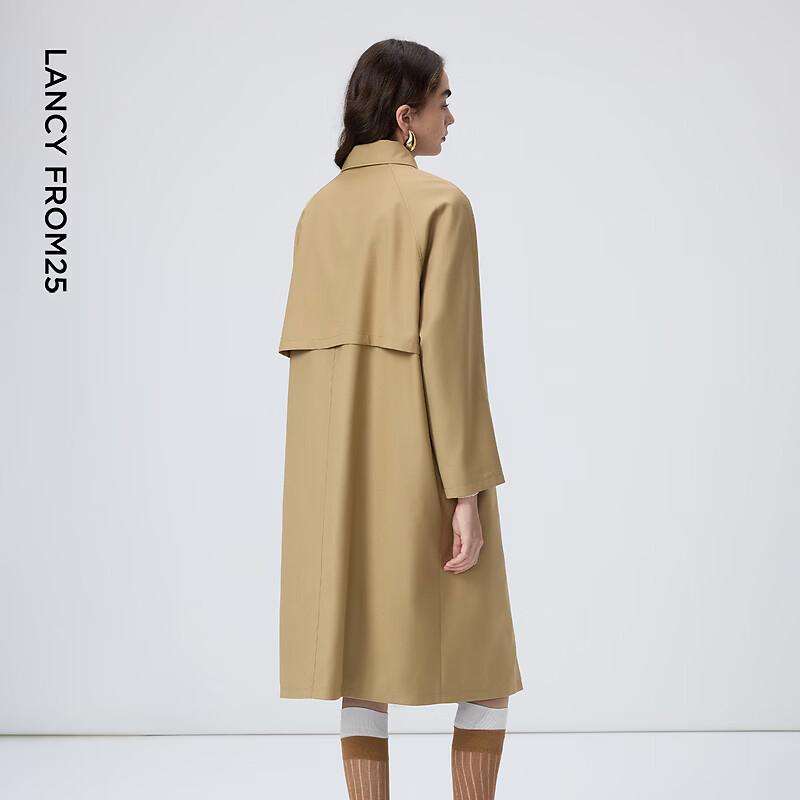 LANCY Wang Churan Style Double-Breasted Trench Coat