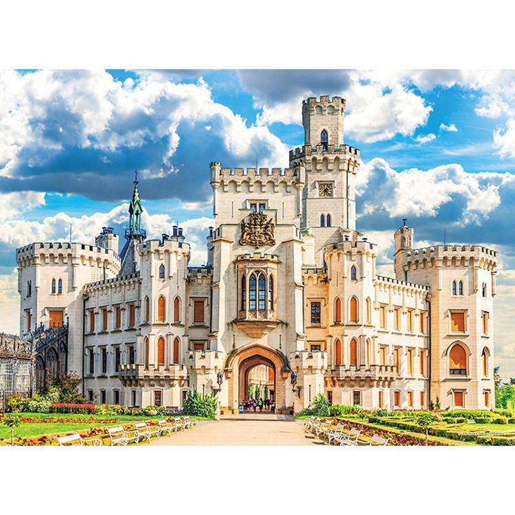 500-teiliges Puzzle – Schloss Hluboka nat Vltavów, beliebtes koreanisches Puzzle