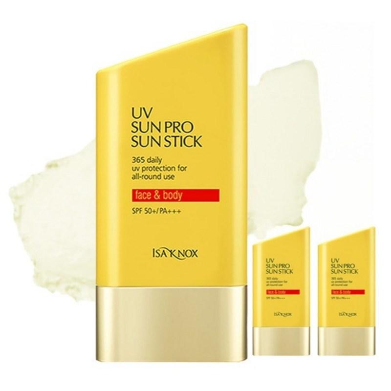 Isa Knox UV Sun Pro Clear Jumbo Sun Stick SPF50+ PA++++, 30ml, 3 pcs