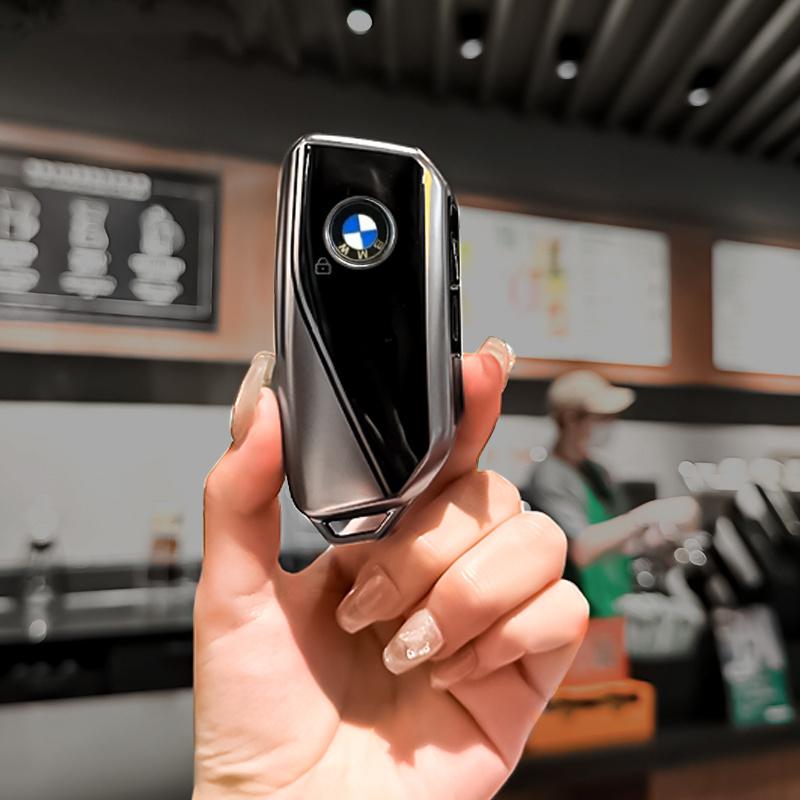 Hot 2025 TPU Car Remote Key Case Cover Protector for BMW X1 U11 X7 X5 G05 LCI I7 IX XM Series 7 740Li U06 G81 M3 2023 2024 Acces