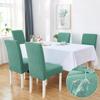 Neue wasserdichte Jacquard-Stuhlhussen für Esszimmer, weicher Stretch-Schonbezug für Esszimmer, waschbar, abnehmbarer Stuhlschutz