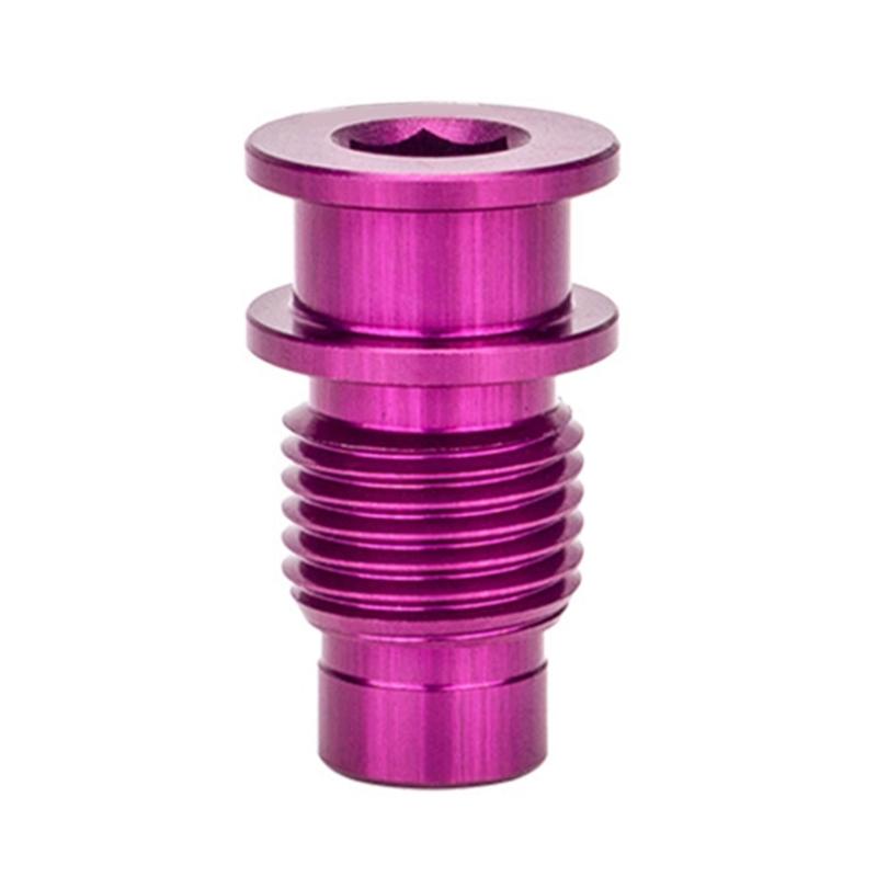 Aluminum Alloys Bicycles Shafts Fixing Screw Corrosions Resistant Thread Locking Adhesive Screw For Bicycles Gear фиолетовый