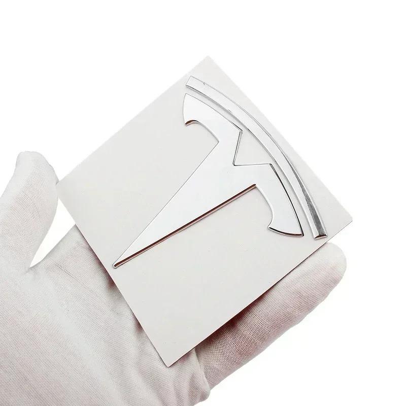 Hot Selling Car Decoration Stickers Tail Label Front Label Metal Logo for Tesla Model3/Y Personality Modification Black Label