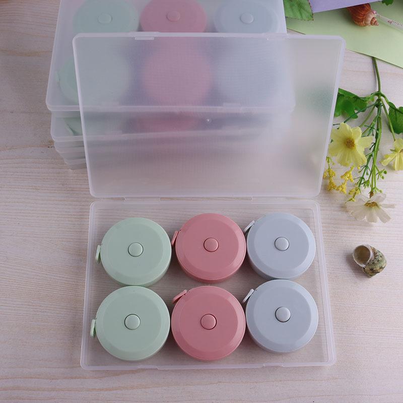 Portable 2m & 1.5m Dressmaker's Tape Measure for Bust, Waist, and Hips - Soft, Boxed, Mini Ruler