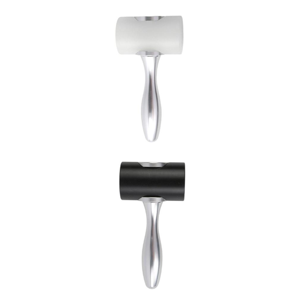 Nylon Leather Carving Hammer Stable Professional Manual Tool Handmade Metal Handle Nylon Hammer for Leatherwork Office Tailor