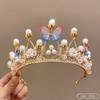 Moderna Para Tiara Adornada con Cristales Perfecta para Ocasiones Especiales