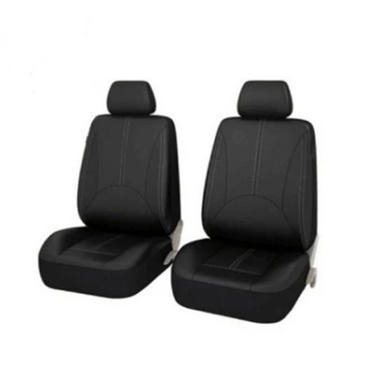 Universal Car Seat Cover Protector PU Leather Front & Rear Seat Back Cushion Pad Mat Backrest for Auto Interior Truck SUV Sedan