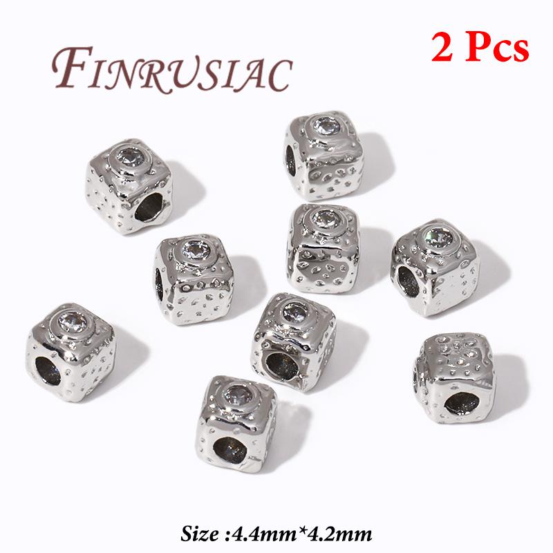 18K Gold Plated Metal Beads,Spacer Beads For Bracelets,Separator For Bead,DIY Jewelry Accessories,Necklace Bead Findings