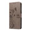 For Xiaomi 15 Pro PU Leather Cases Flower Pattern Wallet Stand Phone Cover with Strap