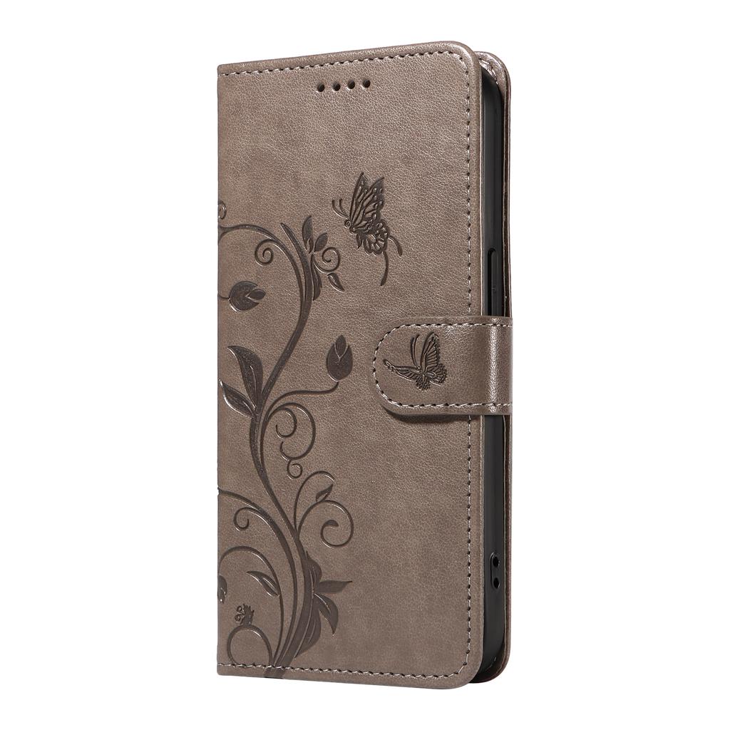 For Xiaomi 15 Pro PU Leather Cases Flower Pattern Wallet Stand Phone Cover with Strap