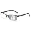 Half Frame Business Photochromic Reading-purpose Eyewear Ultra Lightweight Blue Lightweight Filtering Color-shifting Multifocal Intelligent Glasses
