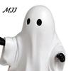 Resin Ghost Figurine Cute White Figurine, Miniature Halloween Decoration, Matte Sculpture Finish Tabletop Statue for Home Shelf Party Decor