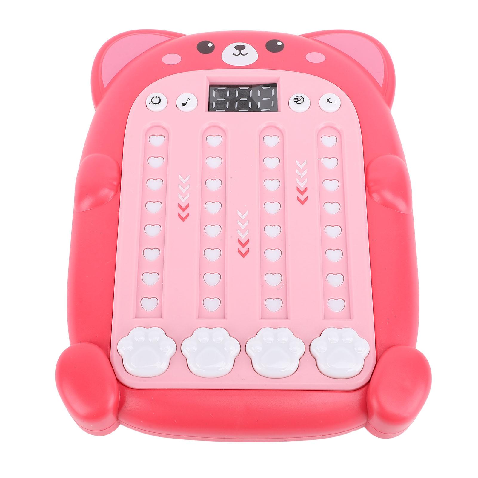 

Ритмическая игровая машина Музыкальный вызов Ритмическая игровая игрушка Быстрый нажимной портативный игровой автомат-головоломка для розы красного