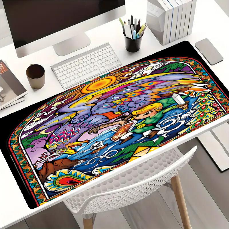 Cartoon Z-Zeldas Mouse Pad - Non-Slip Rubber Base, Smooth Surface for Work,Gaming,Office,And Home Use, Desk Mouse Pad