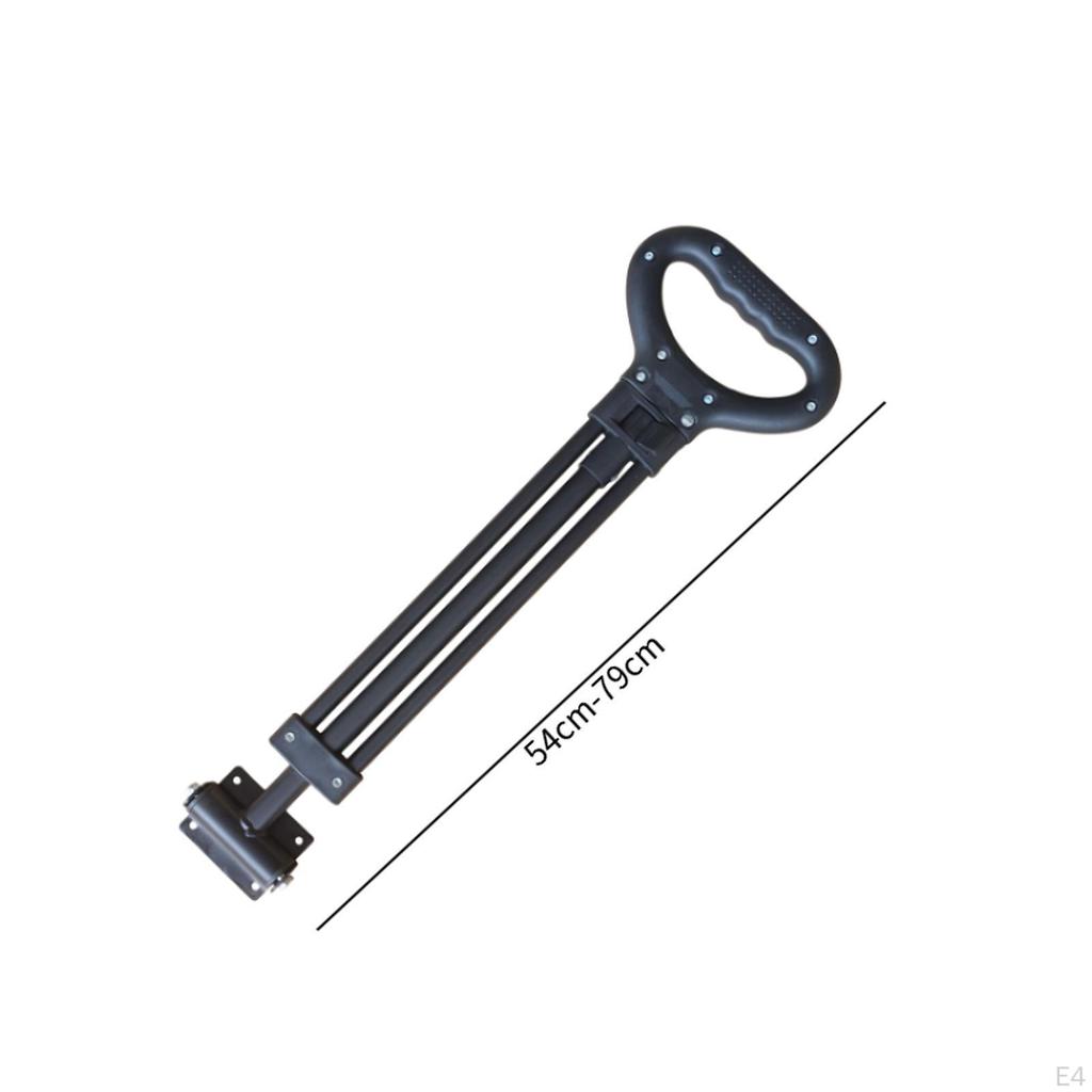 Adjustable Pull Handle Replacement for Folding Shopping Cart 21.2-31.1inch Easy Installation
