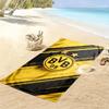 Vibrant BVB Fan Art beach towel Beach towel for vacation photos Outdoor camping Outdoor pool towel Absorbent bath towel swim
