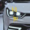 Claw Mark Car Vinyl 2Pcs Decals for Cars, Headlight Sticker, Stripes Waterproof Racing Style Hood Sticker Scratch Decal Sports Cars SUV Pickup