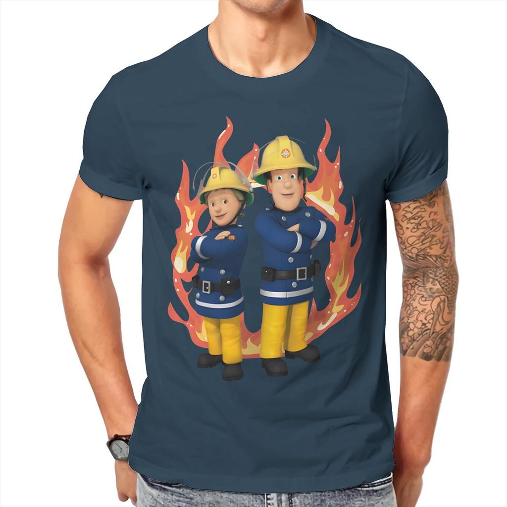 Fireunisex Sam Anime Wallace And Gromit Tshirt Graphic Unisex Tops Vintage Alternative Summer Cotton Clothes Harajuku T Shirt