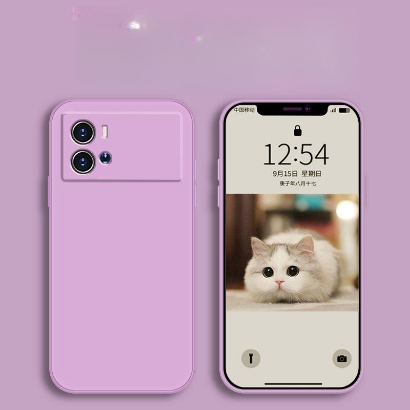 Applicable To Oppoa57-5g Mobile Phone Case Protection Case Liquid Soft Silicone Full-cover Anti-fall Case for Men and Women