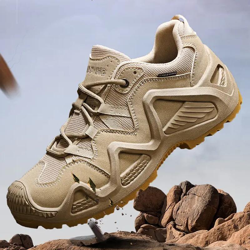 Men's Tactical Outdoor Hiking Shoes Wear-resistant Non-slip Hiking Tourist Climbing Shoes