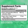 Organic Black Pepper Extract – Soothes and relieves stress 120 Capsules