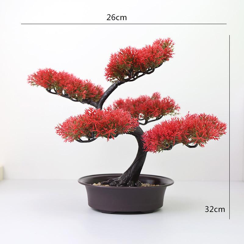 

Home Decor Artificial Pine Tree With Plastic Material For Living Room And Office Display Style G