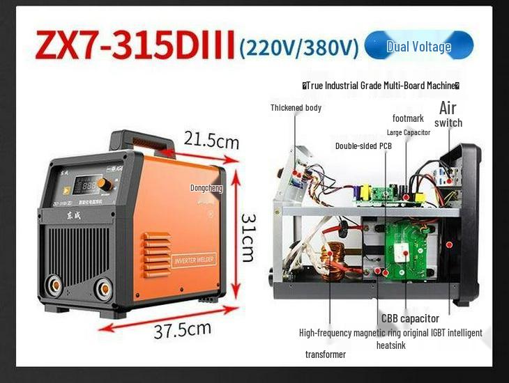 Electric Inverter DC Welder 220V/380V - Industrial Grade, Single/Three-Phase, Spot Welding Source