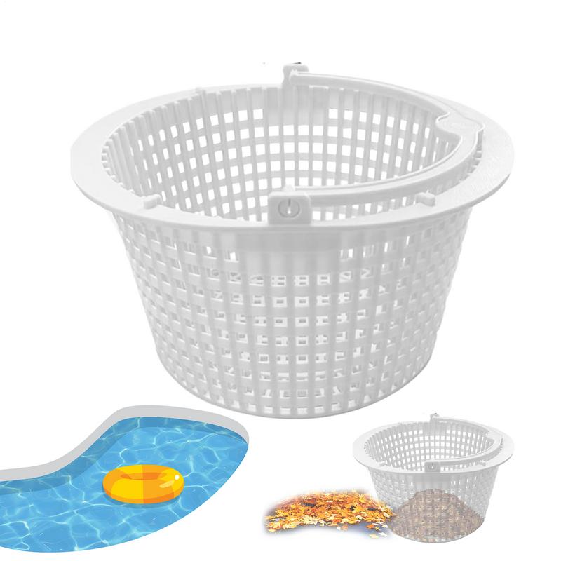 Swimming Pool Basket Skimmer Round Pond Leaf Filter Baskets Unclog And Remove Deribs Leaves For Swimming Pools