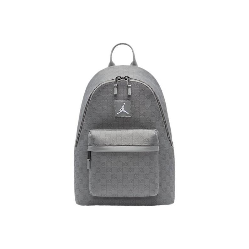 Jordan Interwoven Letter Polyester Backpack Unisex Backpacks Gray FJ6784-015 Gray