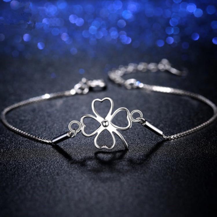 New 925 Sterling Silver Simple Style High Quality Romance Bracelet Chain For Women Engagement Party Wedding Jewelry Gift